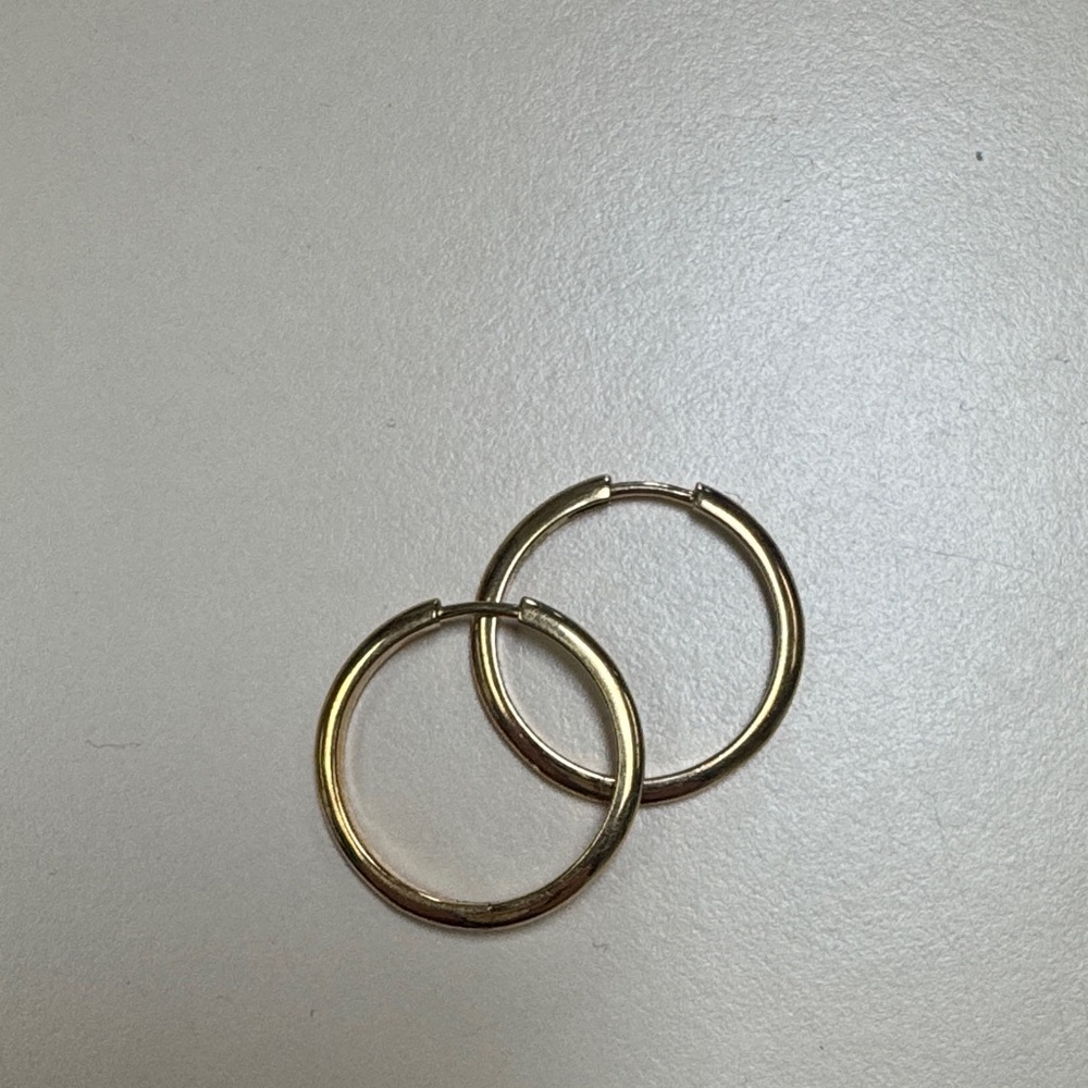 Mejuri 25mm Gold Hoop Earrings
